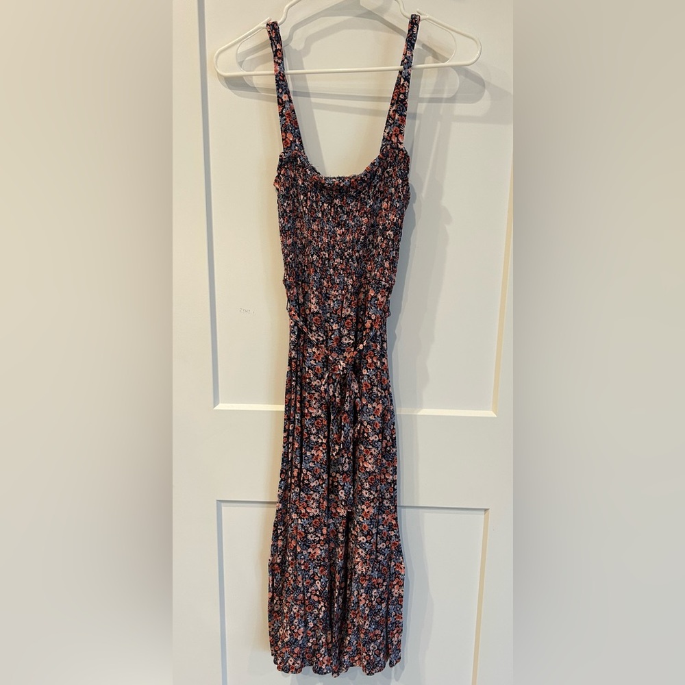Universal Thread Floral Maxi Sun Dress - Pink & Blue